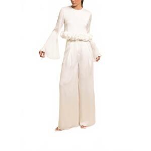 NEW AZULU minka pant in ivory
